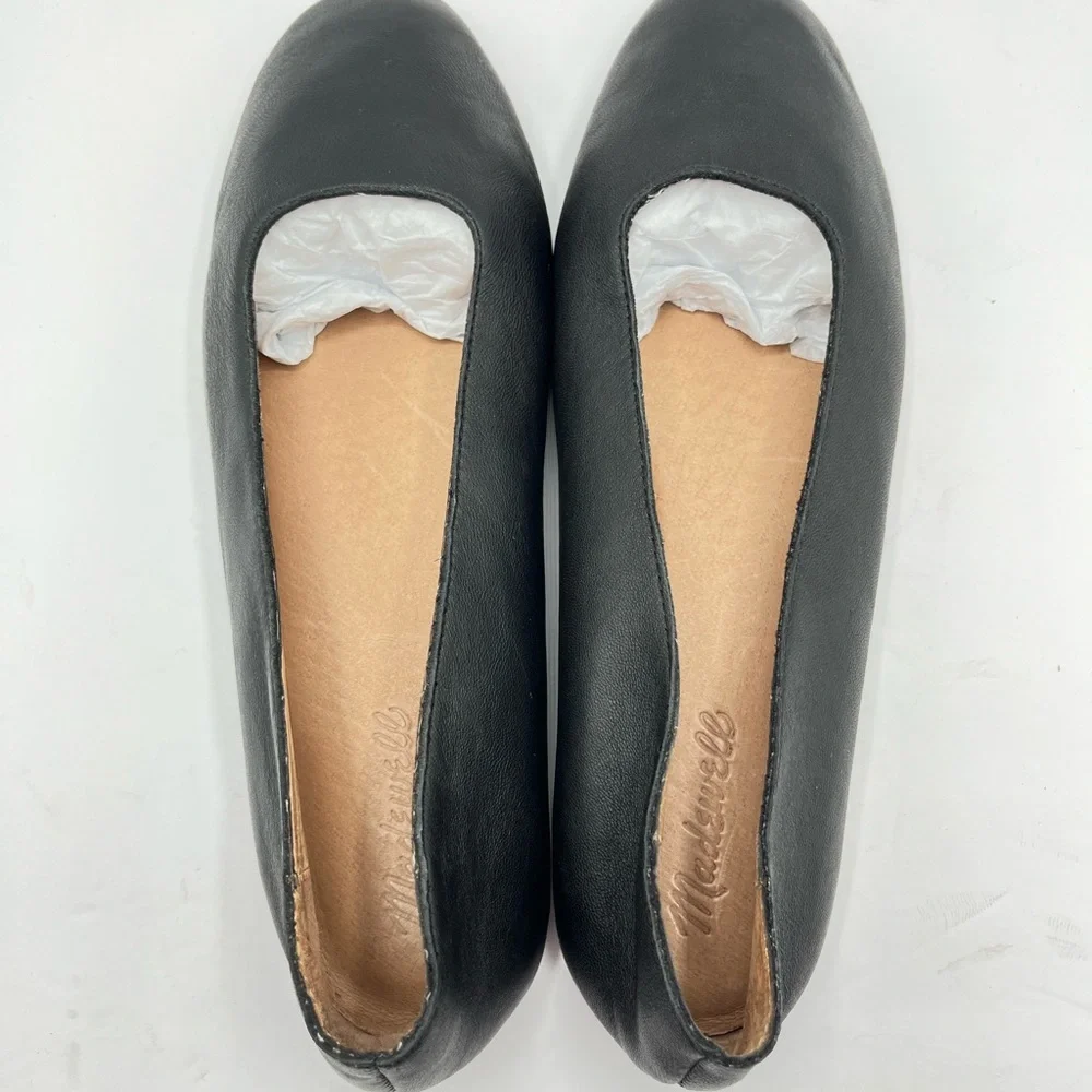 Madewell Women’s Size 10 “The Cory” Black Ballet Flats Casual Work
